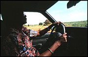 A bord du taxi