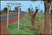 L'entrée du village